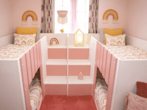 Funky Bunk Beds U shape quad sleeper.