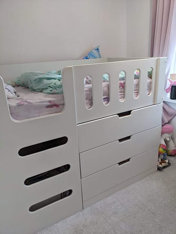 single bed with storage