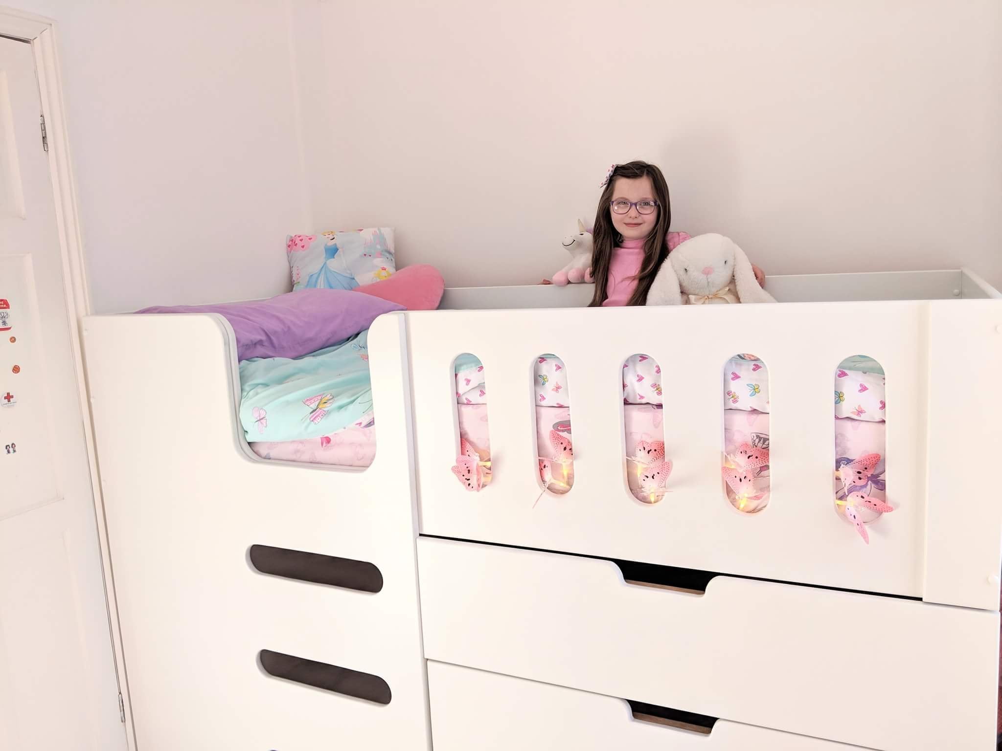 single bed with storage