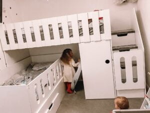 L Shape Storage Bunk