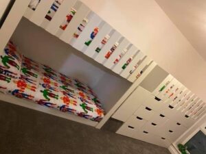 Personalised to suit your space. triple sleeper with storage drawers.