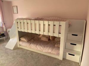 Bunk Bed with stairs, slide and storage