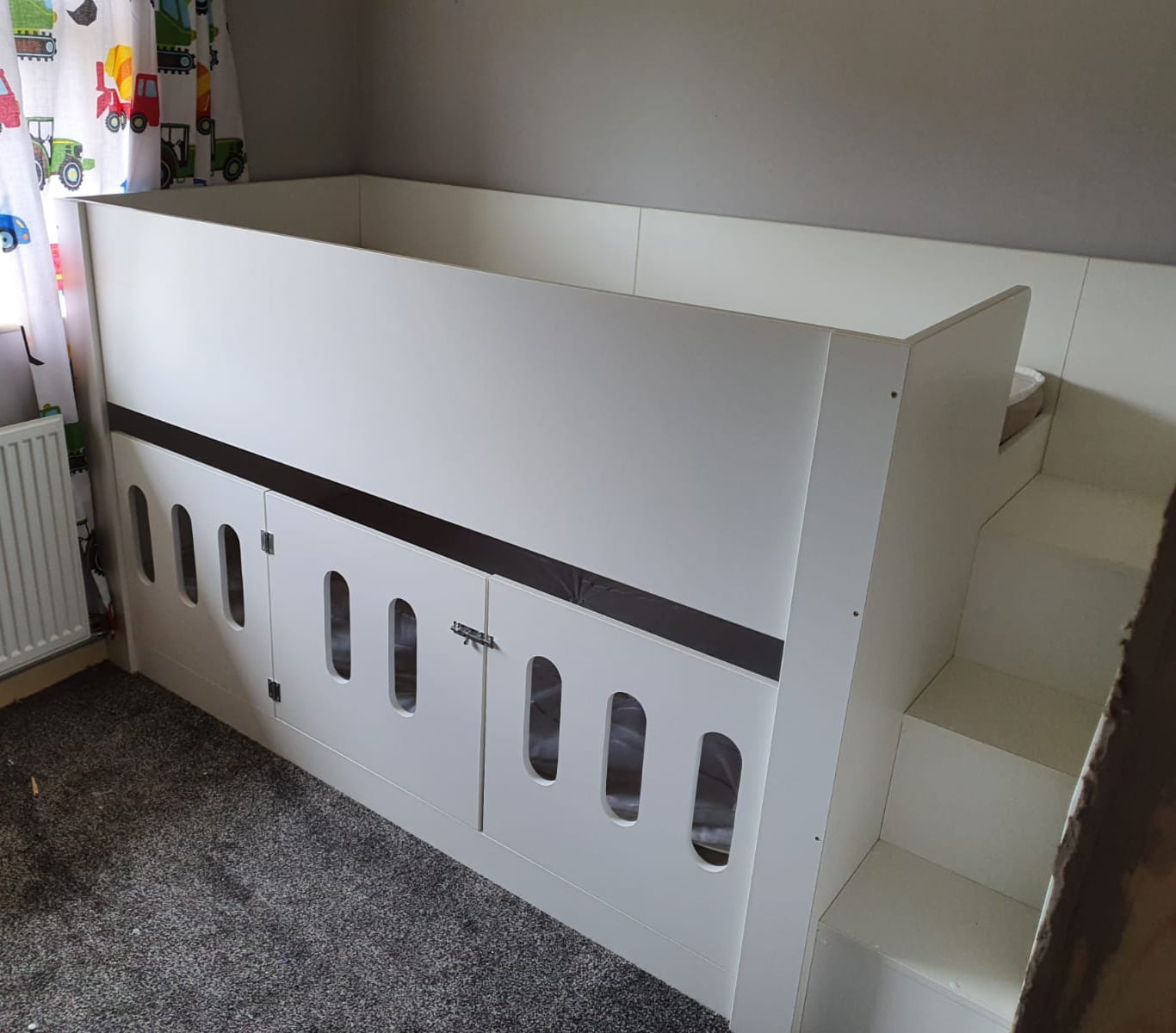Standard Cot Bunk With Cot Rail.