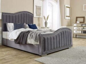 Wavy Fabric Bed Frame